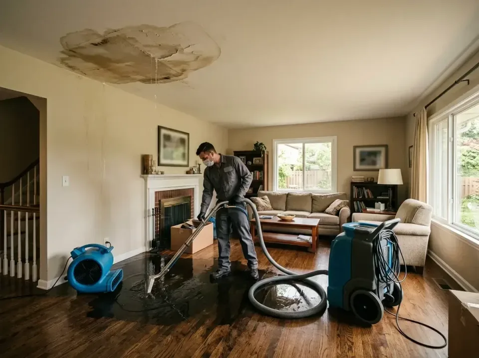 attic-pipe-burst-ceiling-drip-008 — frequently asked questions, Water Damage Restoration & Carpet Care in North Pembroke, MA